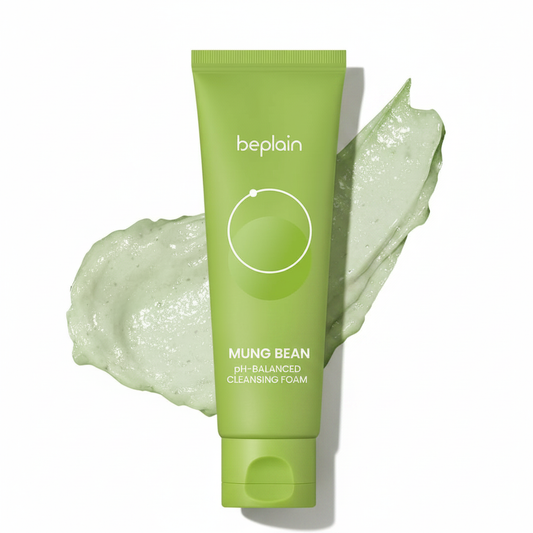 beplain Mung Bean pH-Balanced Cleansing Foam (2.7fl.oz/80ml)
