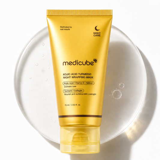 medicube Kojic Acid Turmeric Overnight Wrapping Peel Off Mask, 2.53 fl. oz.