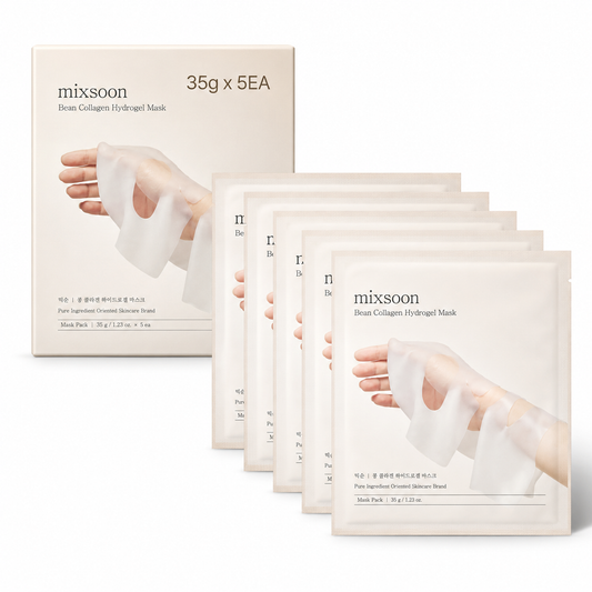 mixsoon Bean Collagen Hydrogel Mask Hydration All-In-One Firming - 35g / 1.18 fl.oz. (5ea)