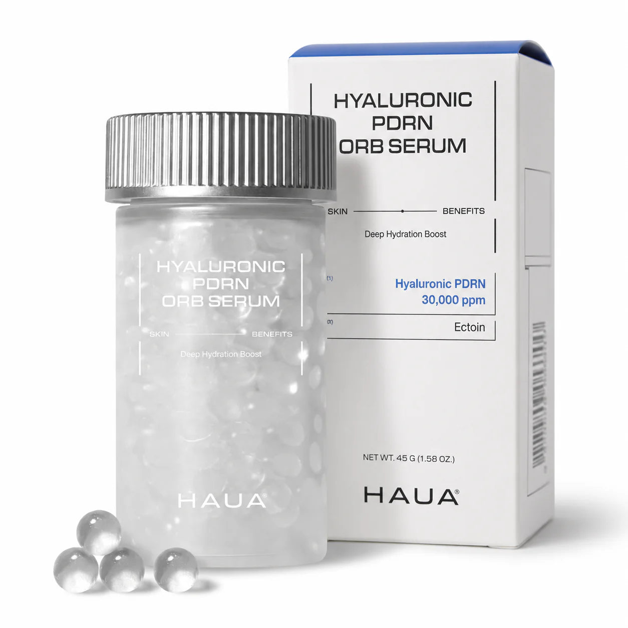 HAUA Hyaluronic PDRN 30,000 ppm Orb Serum - 1.58 oz