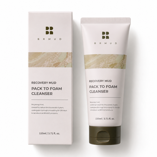 BRMUD Relief Mud Pack to Foam Cleanser (3.71 fl oz)