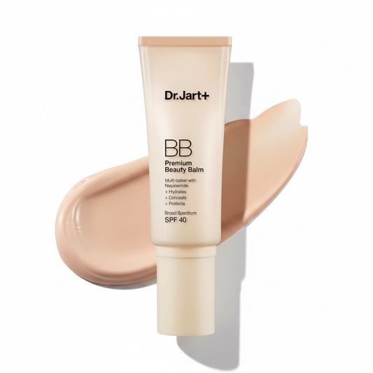 Dr.Jart+ Premium BB Korean Tinted Moisturizer with SPF 40 and Niacinamide(02-Fair-Light), 1.35 Fl Oz