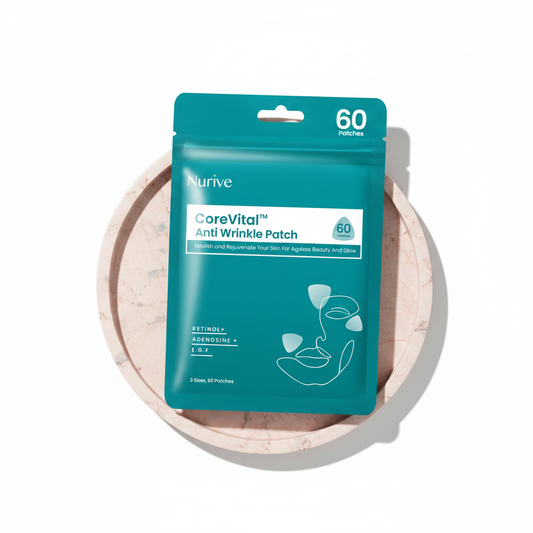 Nurive Advanced Wrinkle Patches 60ct Smile Line(Small (Face))