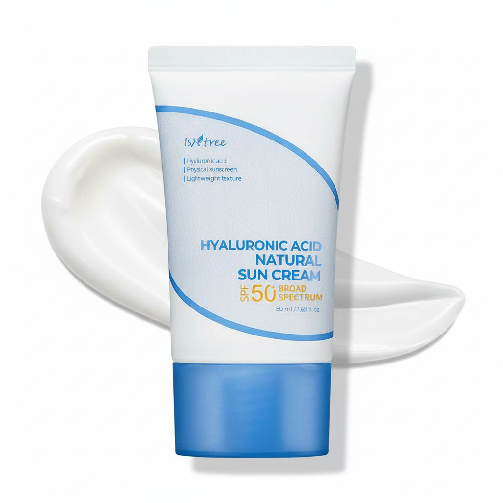 ISNTREE Hyaluronic Acid Natural Suncrean 50ml, 1.69 fl oz | SPF 50