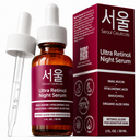 SeoulCeuticals 1% Korean Retinol Night Serum สำหรับใบหน้า - 1oz