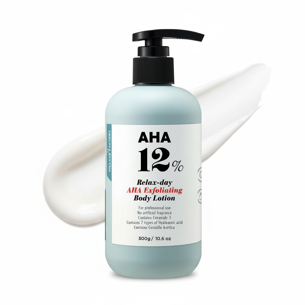 V11FACTORY AHA 12% Glycolic Acid Body Lotion 10.6 oz