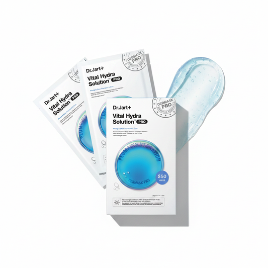 Dr.Jart+ Dermask Vital Hydra Solution Glow Korean Face Mask with Hyaluronic Acid