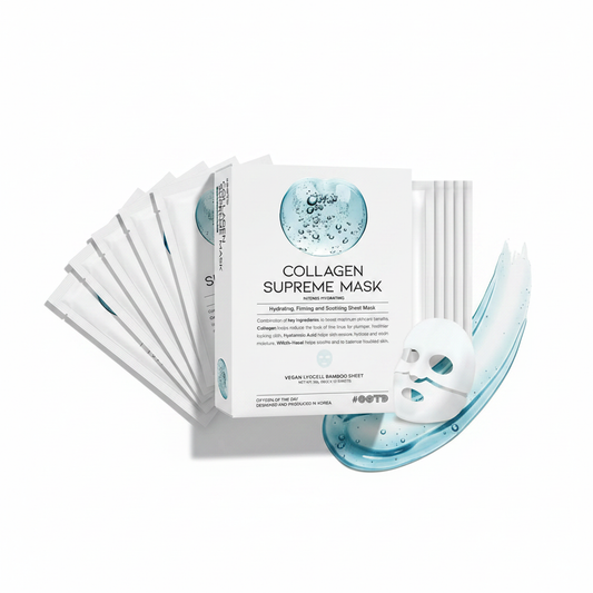 #OOTD Collagen Hydrating Sheet Masks for Face 10EA