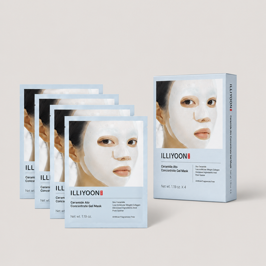 Illiyoon Ceramide Ato Concentrate Gel Face Mask | 34g x 4ea