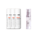 Vitabrid C12 Face Brightening 1.2g x3 + Duo White Ampoule Set