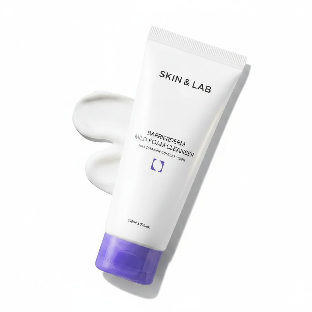 [SKIN&LAB] Barrierderm Mild Foam Cleanser (5.07 Fl.Oz /150ml)