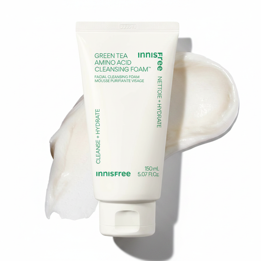 innisfree Green Tea Amino Acid Cleansing Foam (5.07 Fl.Oz /150ml)