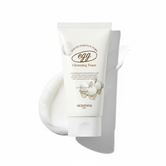 SKINFOOD Egg Perfect Pore Cleansing Foam (5.07 Fl.Oz /150ml)