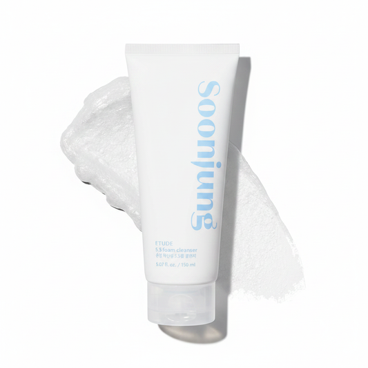 ETUDE SoonJung 5.5 Foam Cleanser (5.07 Fl.Oz /150ml)