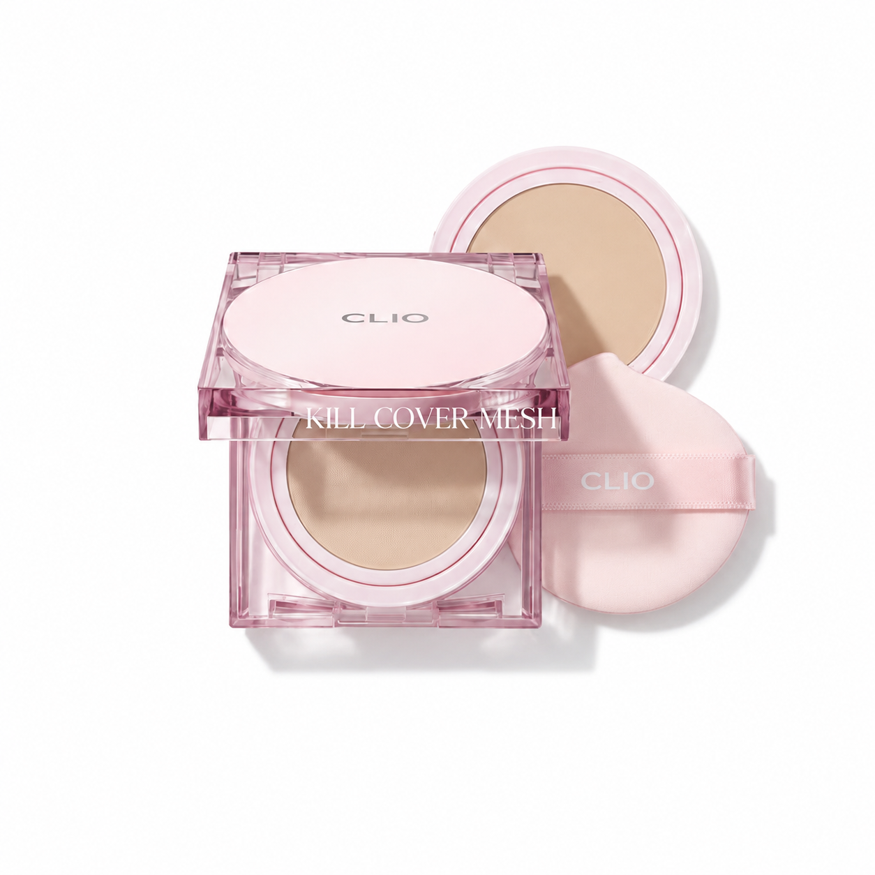 CLIO Kill Cover Mesh Glow Cushion Foundation ([Refill Included] 15g*2, 21N LINEN)