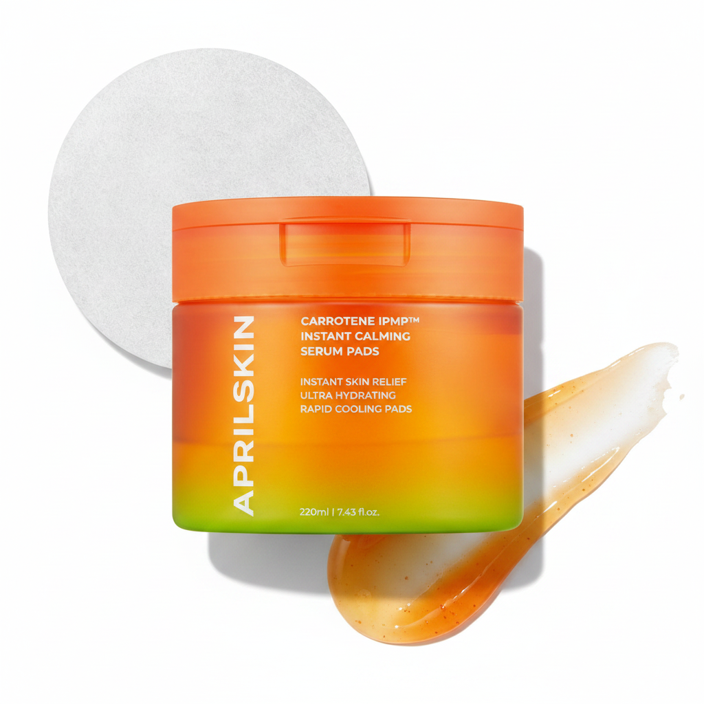APRILSKIN Carrotene IPMP Instant Calming Serum Toner Pads 80 Pads