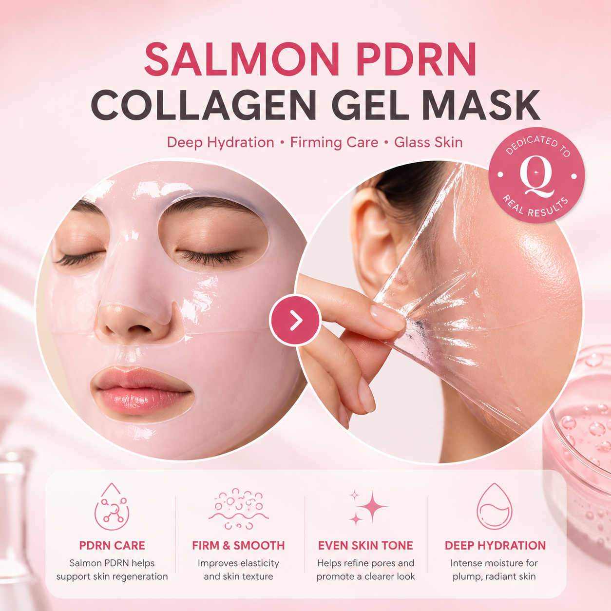 Salmon PDRN Firming Hydrogel Mask (4ea)