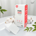 100 sheets of pure cotton pads for toner wiping/ultra-adhesive cotton pads / 이야 Cotton Pad 100 sheets