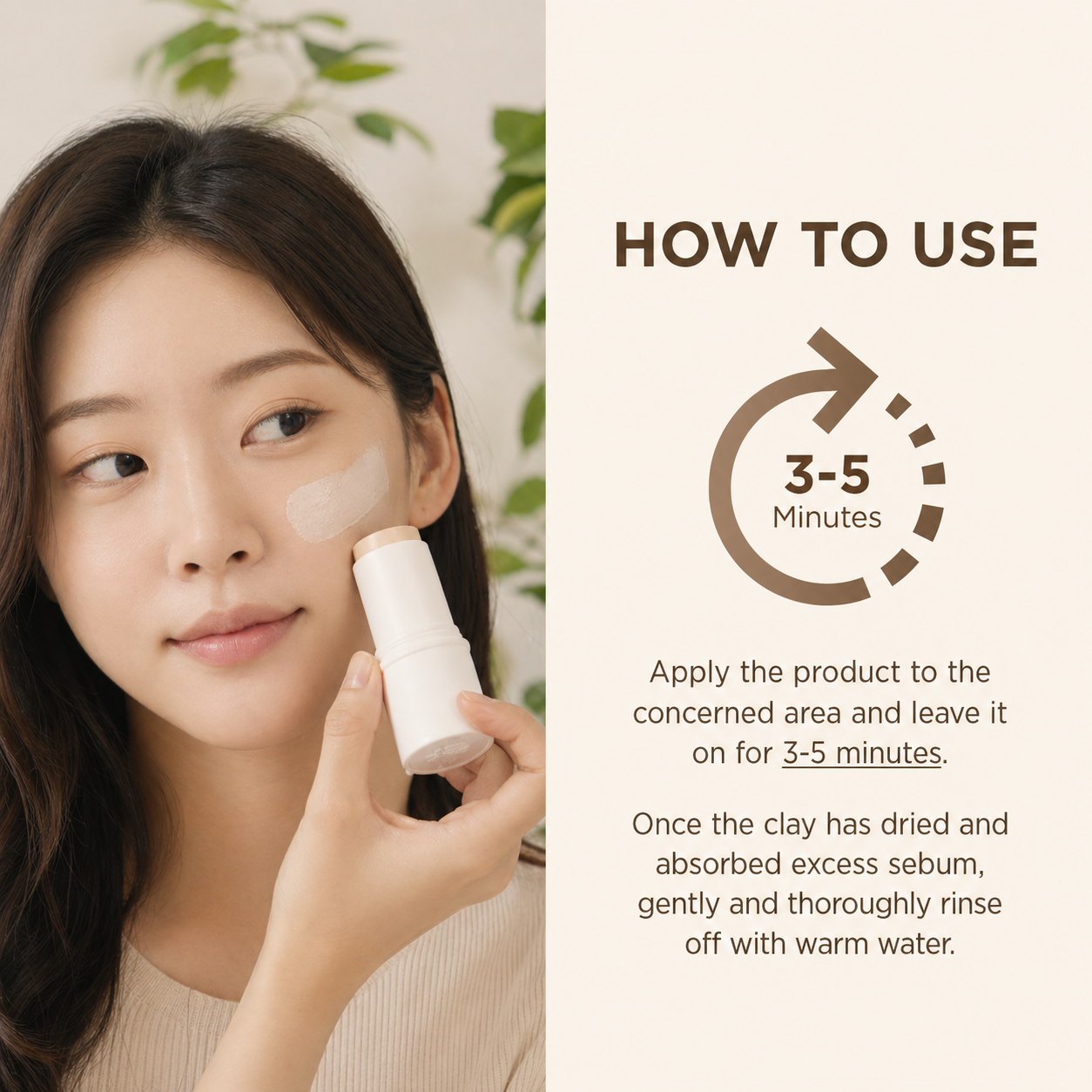 SKIN1004 Poremizing Quick Clay Stick Mask, 0.95 oz / 27g