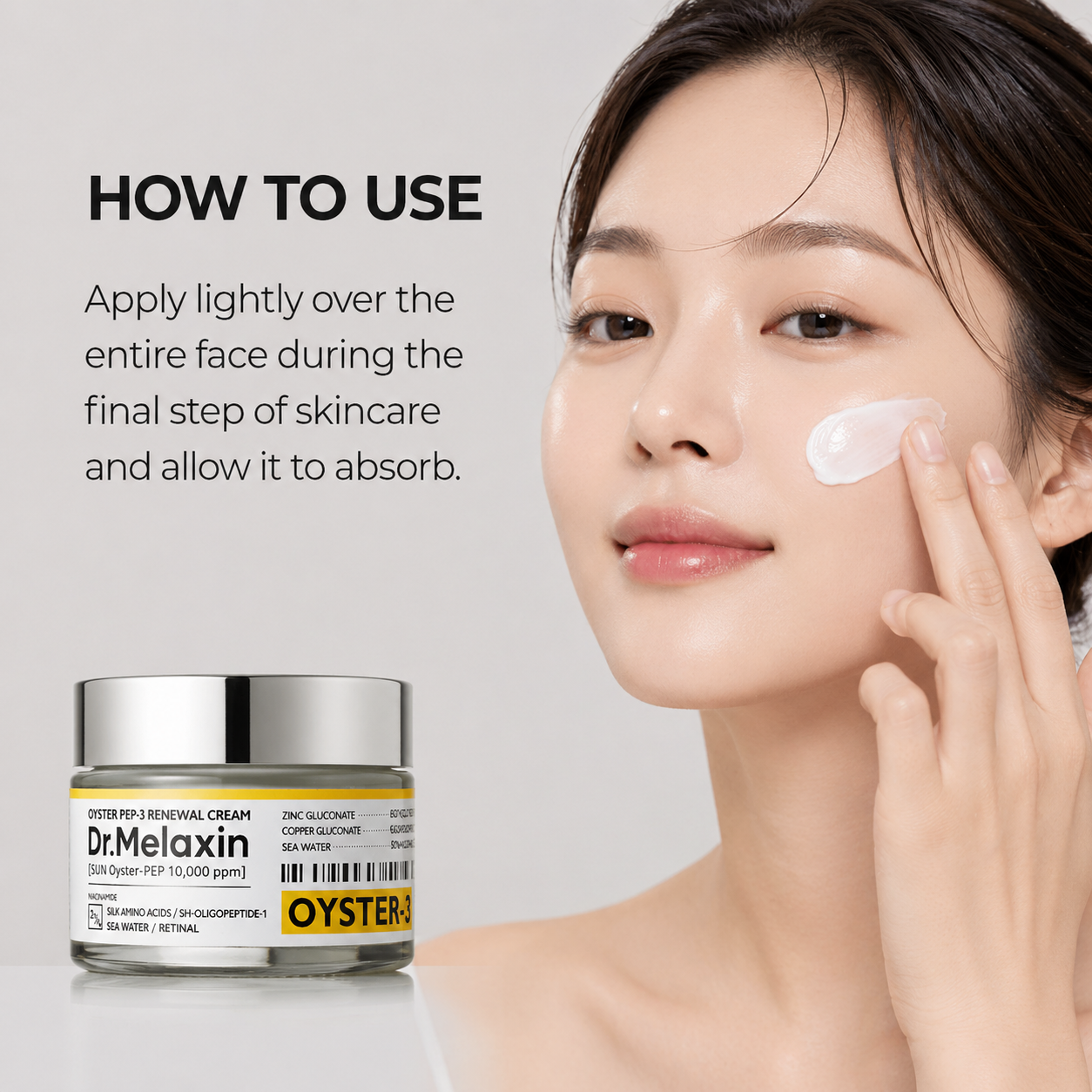 Dr.Melaxin Oyster Pep3 Renewal Cream - 50ml,1.69 fl oz.