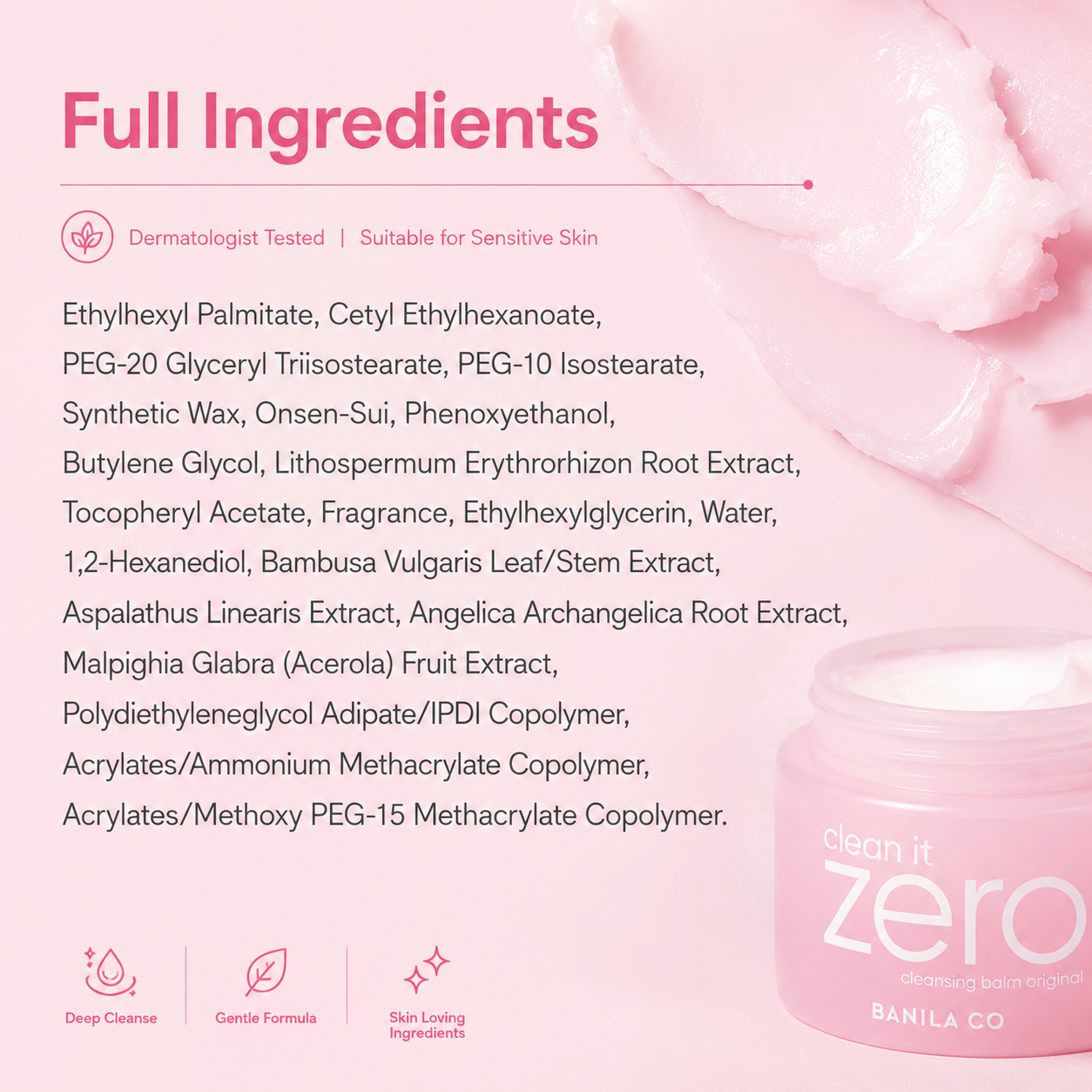BANILA CO Clean it Zero Original Cleansing Balm (100ml / 3.38 fl. oz)