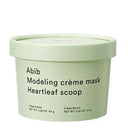 Abib Modeling Mask Cream Pack Heartleaf Scoop 2pcs