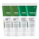 Medipam Cica Moisture Soothing Cream 220ml x2 + Cleansing Foam 220ml x2 Set