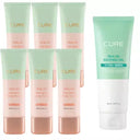 Kim Jung Moon Aloe Cure Real Aloe Water Splash Calming Tone-Up Cream Set (Tone-Up Cream 6pcs + Soothing Gel)