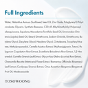 TOSOWOONG Zinc Oxide 10 Cream 50g, 1.76 oz.