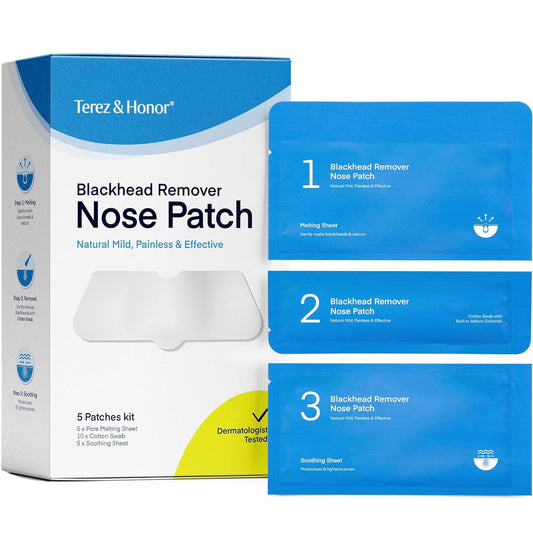 Terez & Honor Blackhead Remover Nose Pore Patches 5 Pcs
