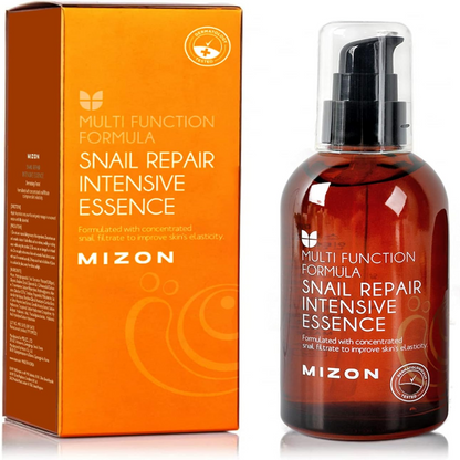MIZON Snail Repair Intensive Essence Snail Mucin Adenosine Hyaluronic Acid Centella Asiatica Improves Skin Fine Line Treatment Smooth Skin Korean Skincare (3.38 fl oz)