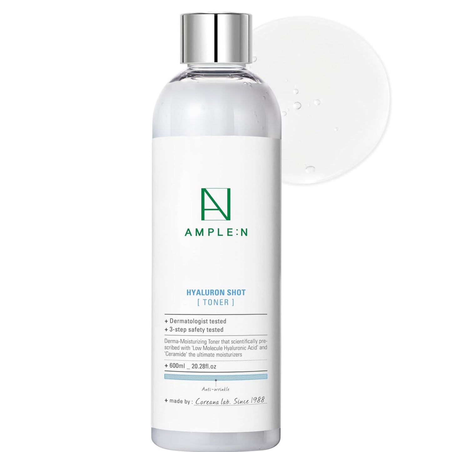 AMPLE:N Hyaluron Shot Toner (20.28 Fl.Oz/ 600ml)