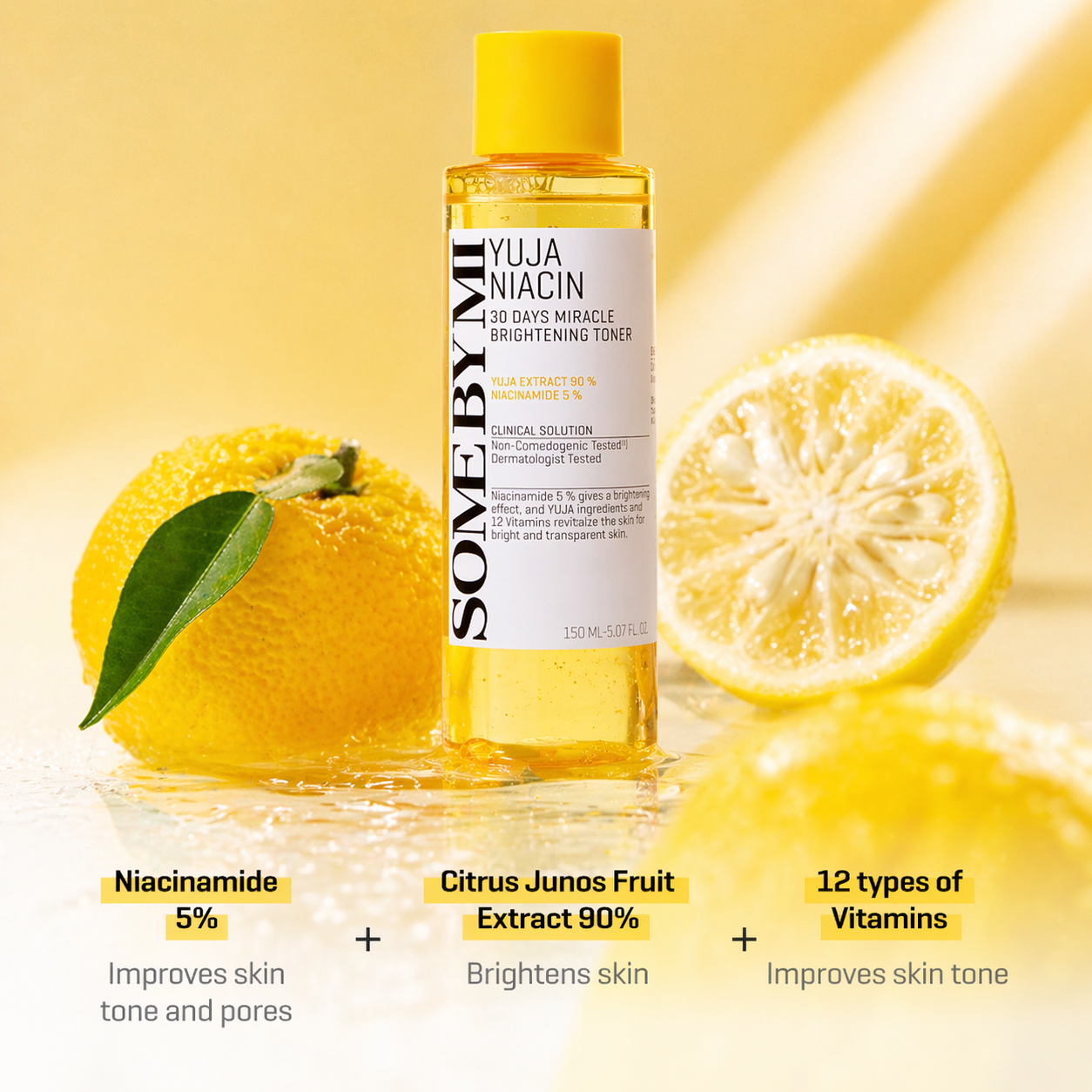 SOME BY MI Yuja Niacin 30 Days Miracle Brightening Toner 5.07oz