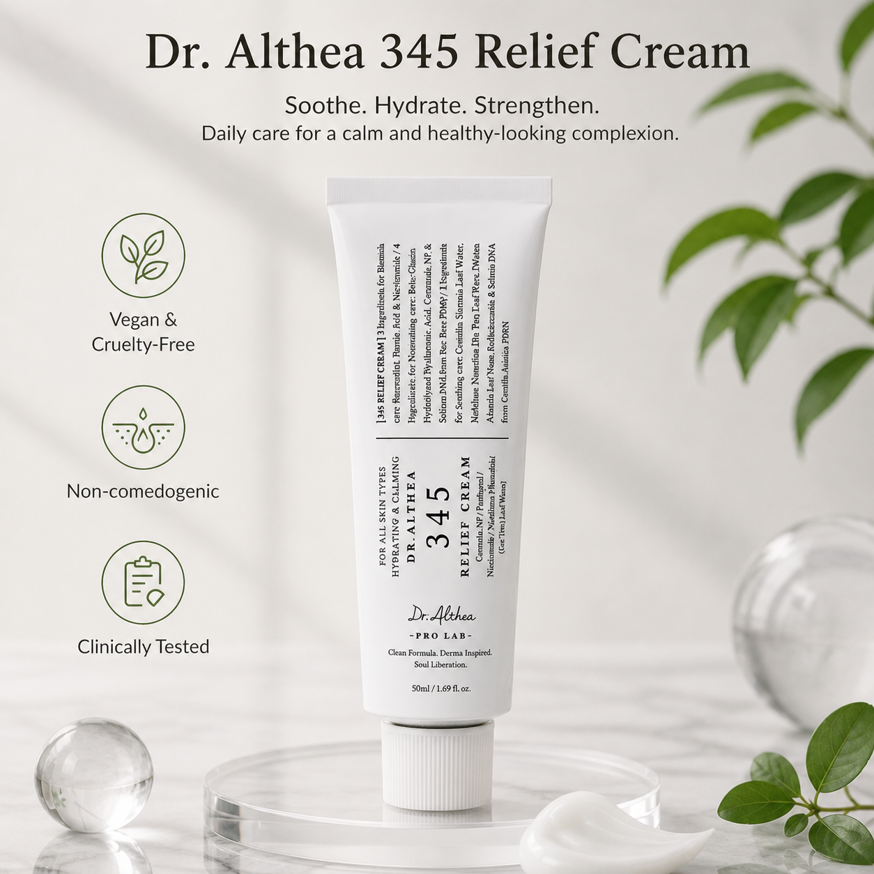 Dr.Althea 345 Relief Cream (1.69 Fl.Oz/ 50ml)