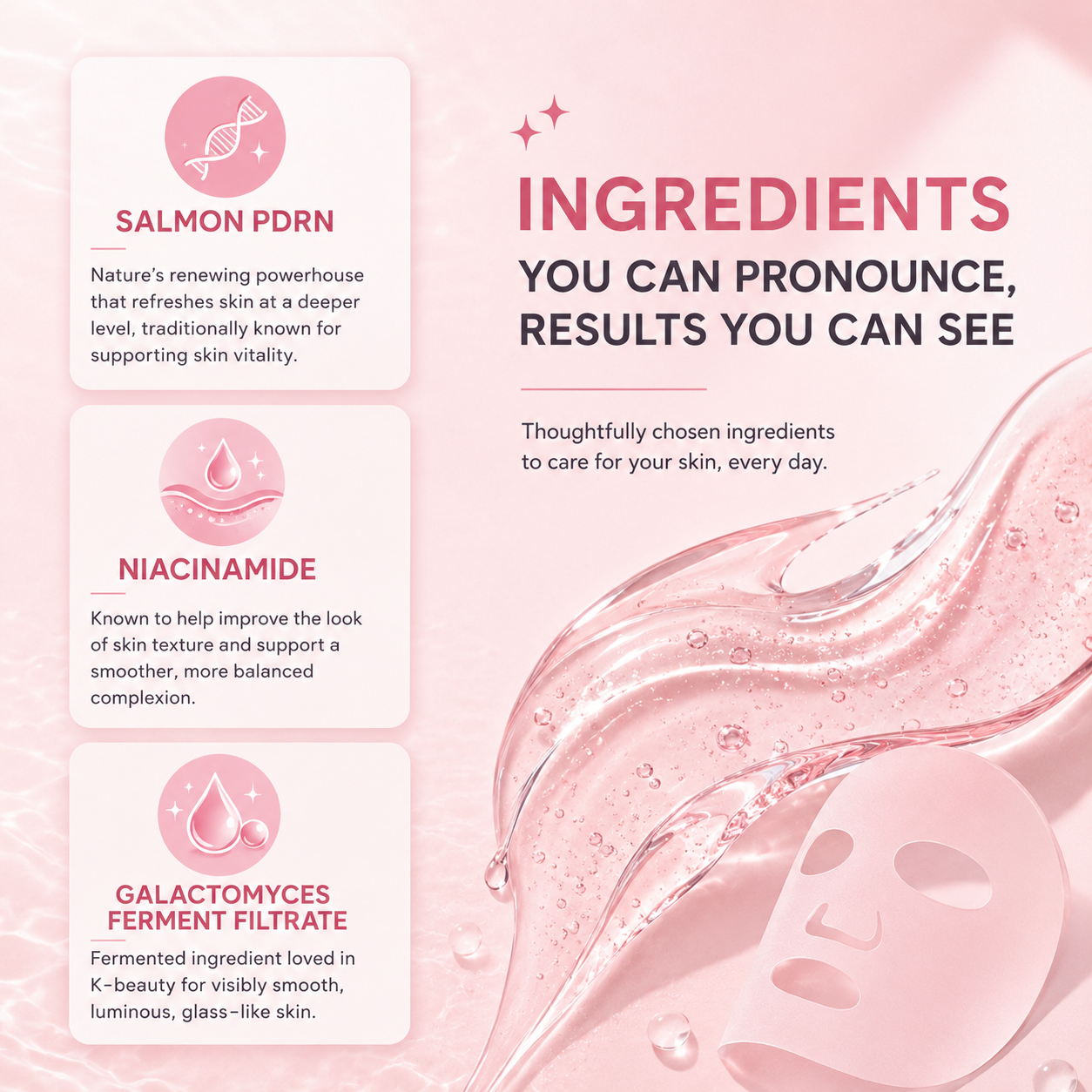 Salmon PDRN Firming Hydrogel Mask (4ea)