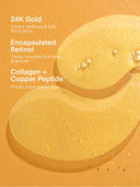 Terez & Honor 24K Gold Retinol Under Eye Patches - 60