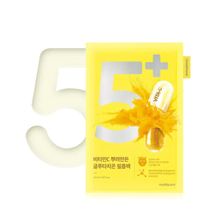 Mascarilla de tela Numbuzin No.5+ Vitamin Spotlight 