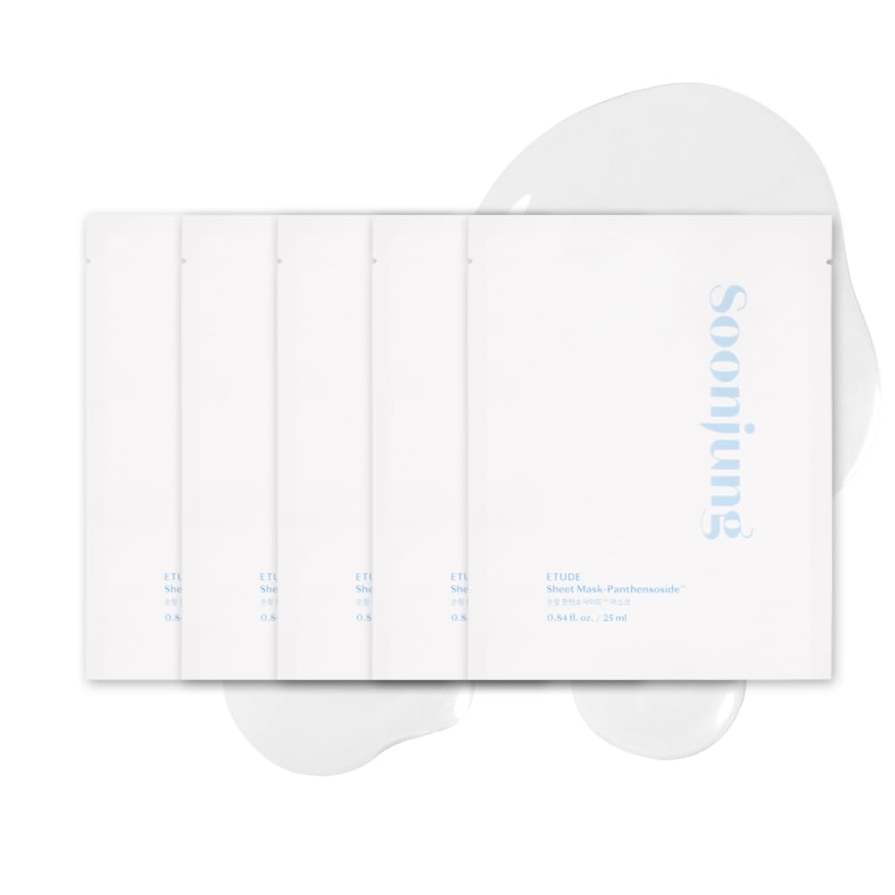 Mascarilla facial ETUDE SoonJung Pantensósido (Paquete de 5 unidades) 